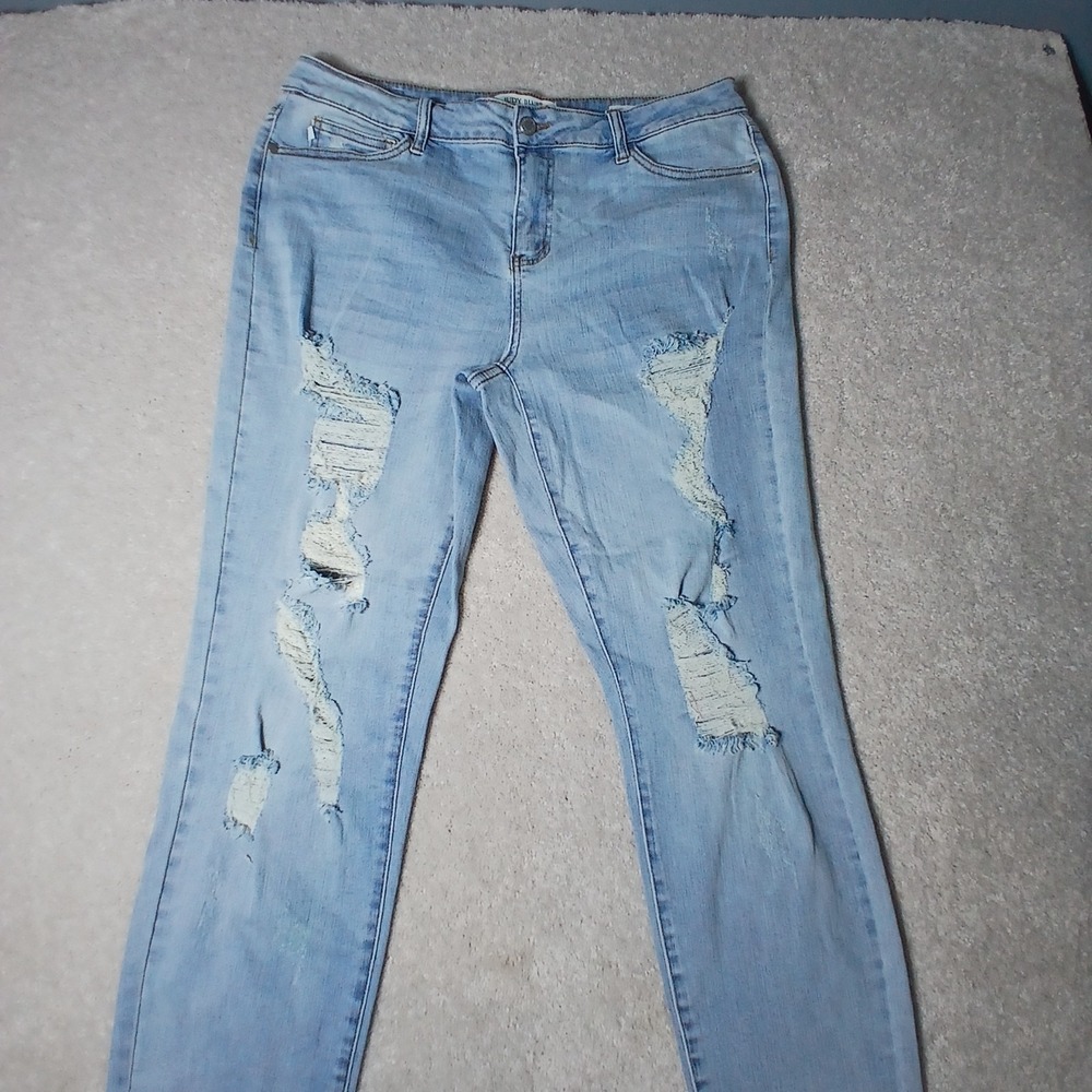 Judy Blue White Lable Boyfriend Fit Women's Jeans Style#JB8878 Size 15/32